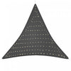 Outsunny Sun Shade Sail With Led Lights, 90% Uv Block Triangle Shade Cloth