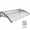 Outsunny Window Awning Door Canopy, Sun Shelter, Clear