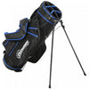 Outsunny Ultra-Lightweight Golf Stand Bag with Stable Stand, 6-Way Dividers and Cooler Pocket, All-Weather Men's Golf Club Carrier with Rain Hood for Convenient Carrying, Blue