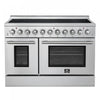 Forno Paolo 48 Inch Freestanding Electric Range, Stainless Steel, 6.7 cu.ft. - FFSEL6011-48