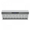 Forno Palazzo 48-Inch Wall Mounted Range Hood, Stainless Steel, Heavy Duty Baffle Filters-FRHWM5030-36