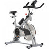 Soozier Upright Exercise Bike, Home Gym Cycling Fitness Machine, Equipment With Adjustable Resistance, Lcd Monitor, Bottle Holder, Sliver