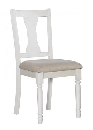 Willow White Fabric Accent Dining Chair - Set of 2