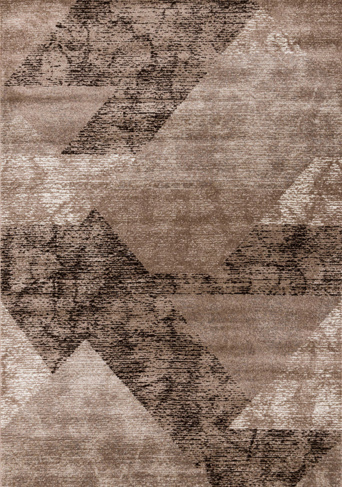 May Distressed Geometric Area Rug - 7'10\" x 10'6\"