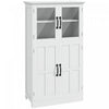 HOMCOM Kitchen Storage Cabinet with 4-tier Shelving, Adjustable Shelves