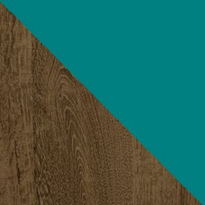 Manhattan Comfort Liberty 42.52\" Mid-Century Modern TV Stand with 2 Shelves & 1 Door - Rustic Brown