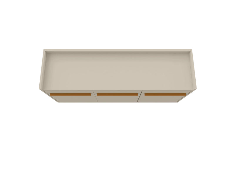 Manhattan Comfort Bradley 53.54” Buffet Stand with 4 Shelves - Off White