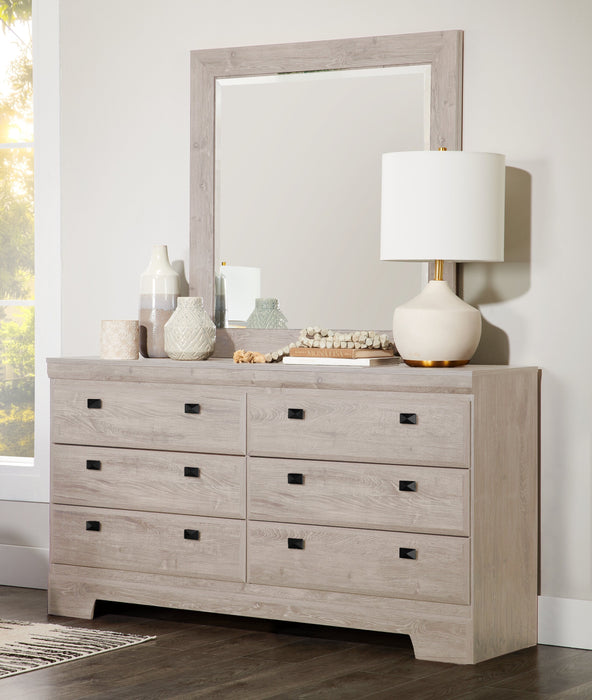 Yorkdale Bedroom Dresser Mirror, Made in Canada - White