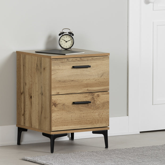 Musano 2-Drawer Nightstand - Nordik Oak