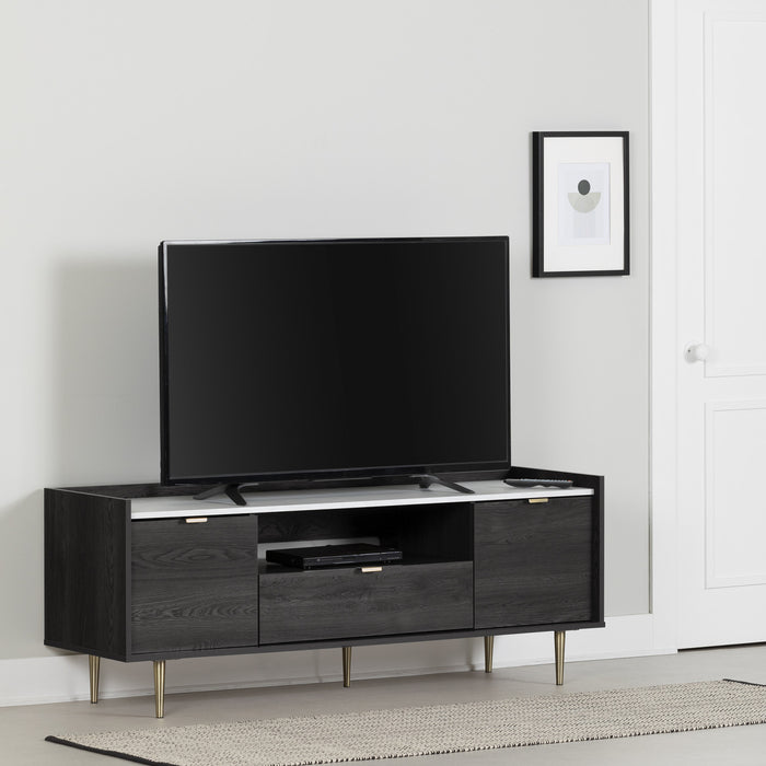 Hype 61” TV Stand - Grey Oak