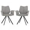Bram Upholstered Modern Dining Armchair (Set of 2)