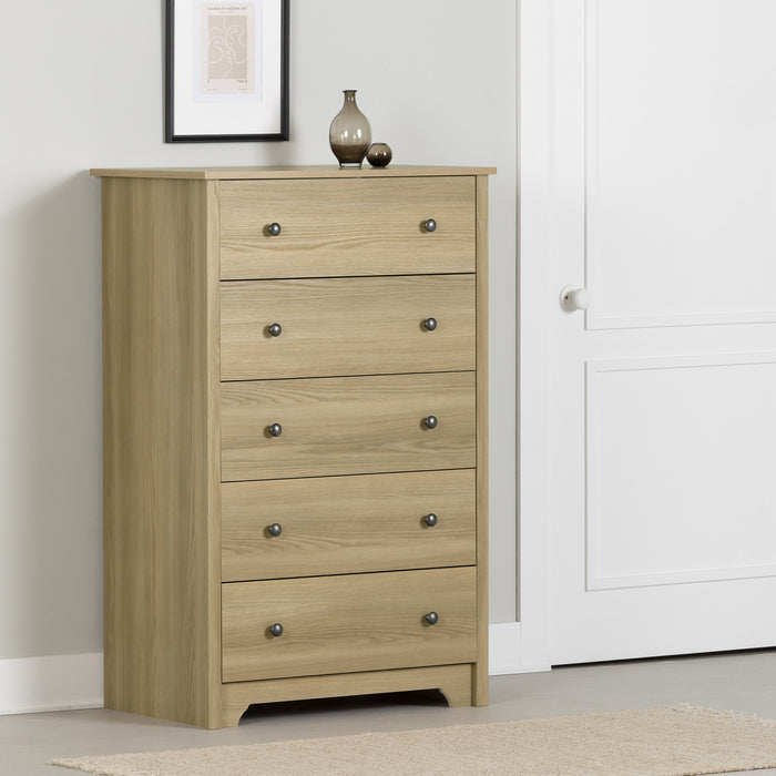 Vito 5-Dawer Chest - Natural Ash