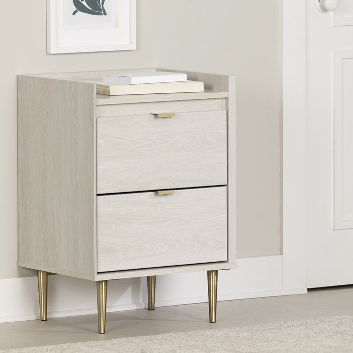 Hype 2-drawer Nightstand - Winter Oak