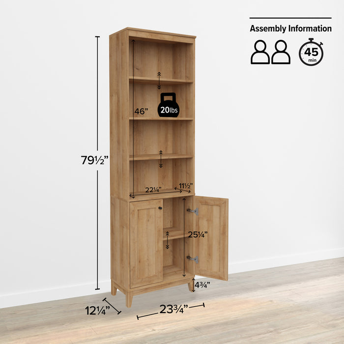 Prepac Yaletown Bookcase - Natural Oak