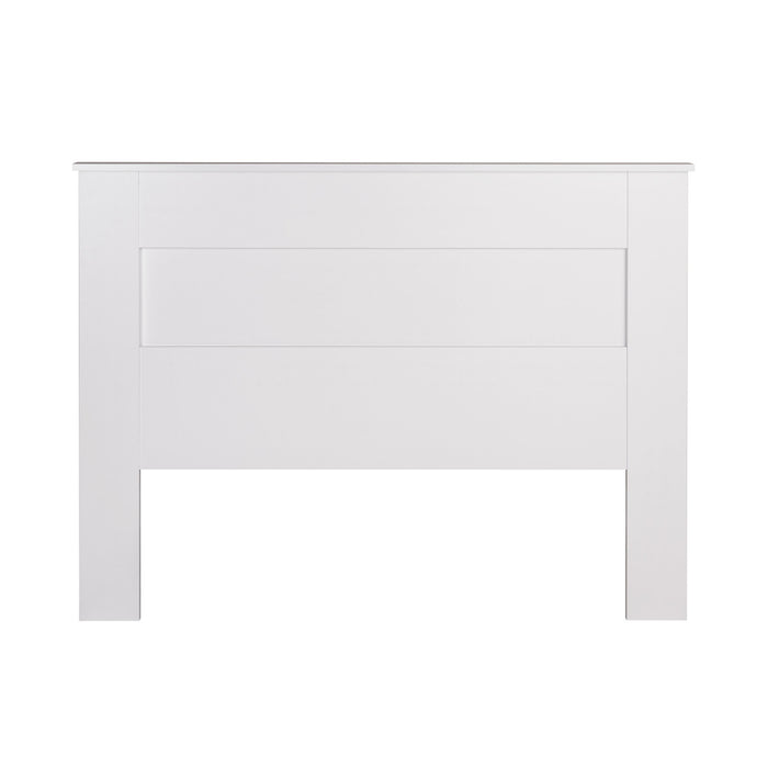 Queen Flat Panel Headboard - White
