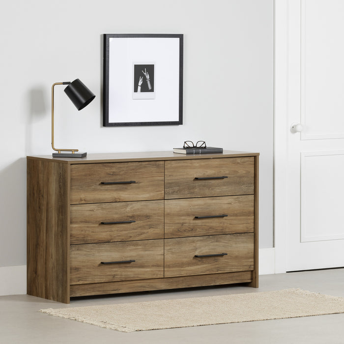 Londen 6-drawer Dresser - Natural Mango