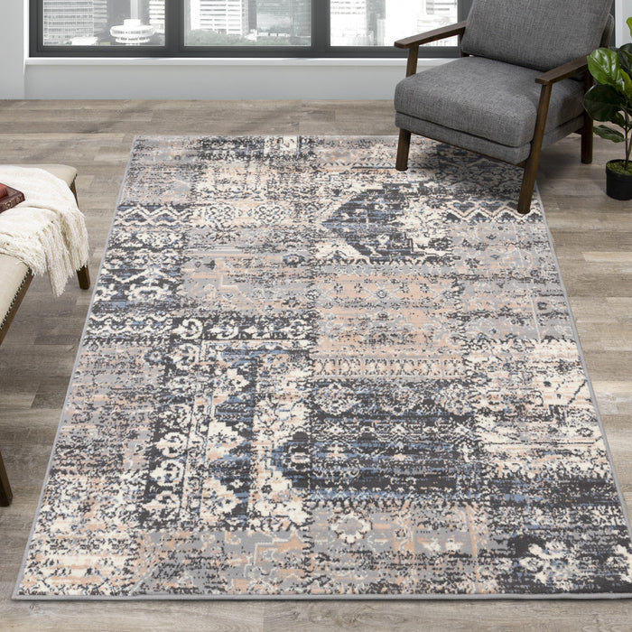 Florence Patchwork Indoor Area Rug - 4'7\" x 6'7\"