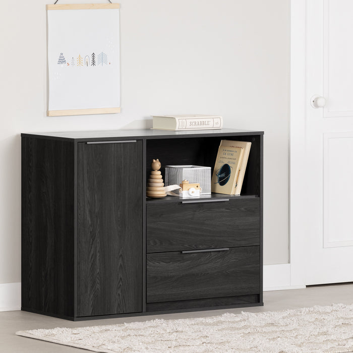Hourra 2-Drawer Dresser - Grey Oak