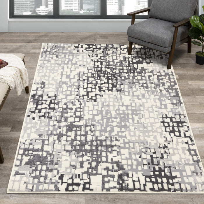 Florence Pixelated Indoor Area Rug - 4'7\" x 6'7\"