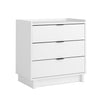 Prepac Simply Modern 26.5\" 3-Drawer Nightstand - White