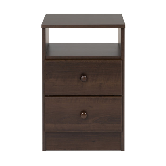Astrid 2-Drawer Nightstand - Espresso