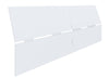 Nordika Queen Panoramic Panel Headboard - White