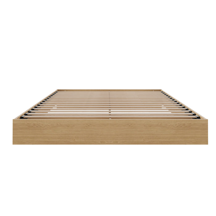 Nordika Queen Platform Bed - Natural Maple