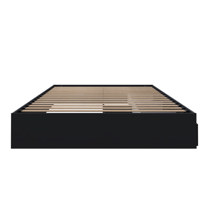 Nordika Full Storage Platform Bed - Black