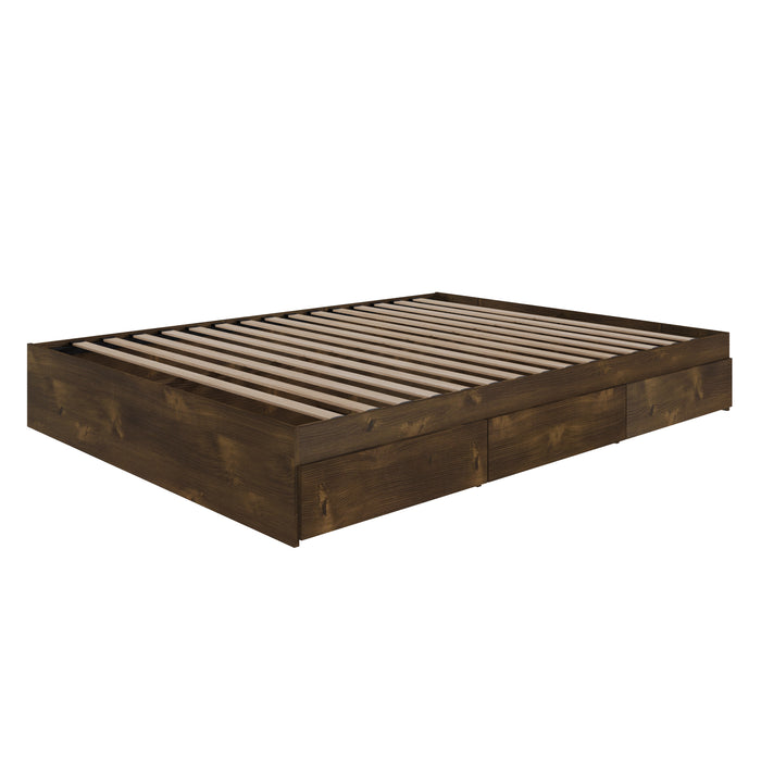 Nordika Full Platform Bed - Truffle