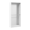 Bestar Florence 35\" Modular Double Hanging Closet System - White