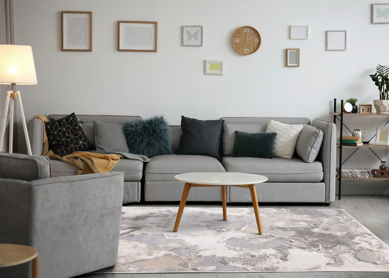 London Wavy Ocean Area Rug - 5'3\" x 7'7\"