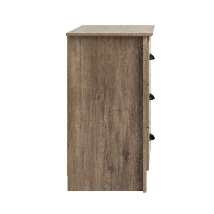 Salt Spring 3-Drawer Tall Nightstand - Drifted Grey