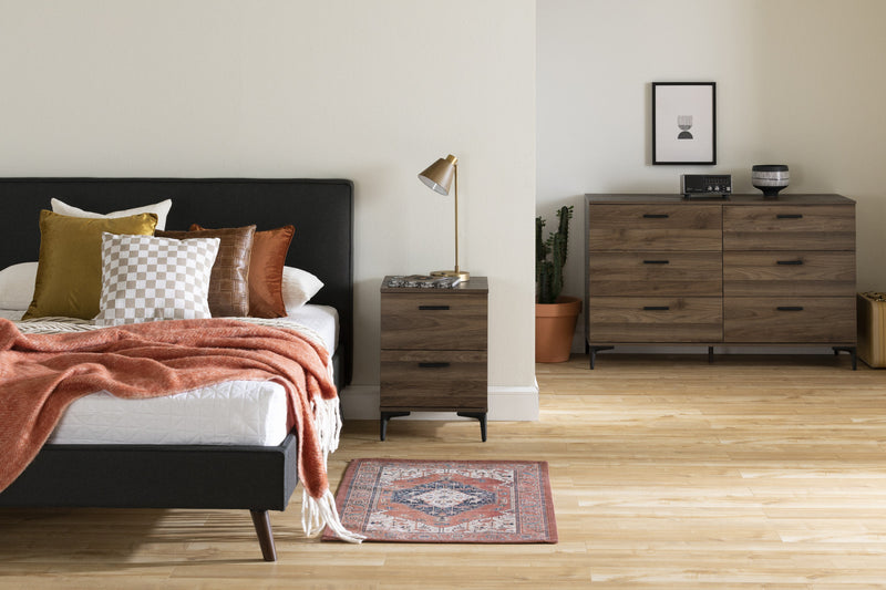 Musano 6-Drawer Dresser - Natural Walnut