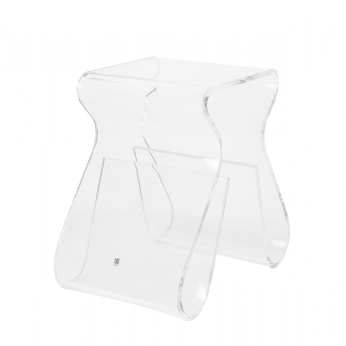 Umbra Modern Acrylic Magino Magazine Rack End Table