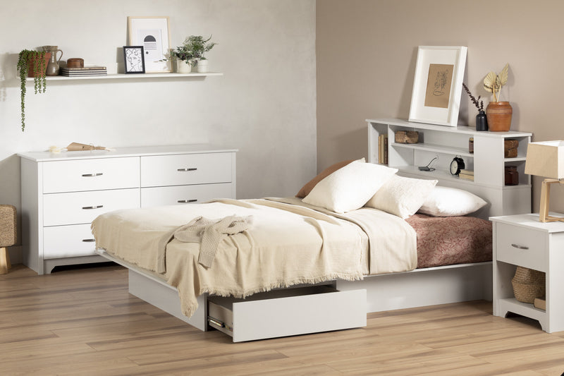 Fusion 6-drawer Dresser - Pure White