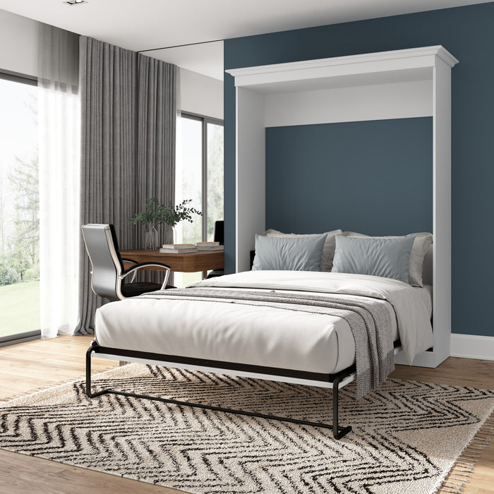 Bestar Versatile 70 W Queen Murphy Bed - White