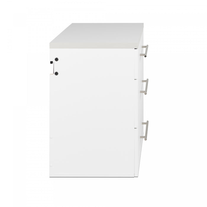 Hangups 3-Drawer Base Storage Cabinet - White