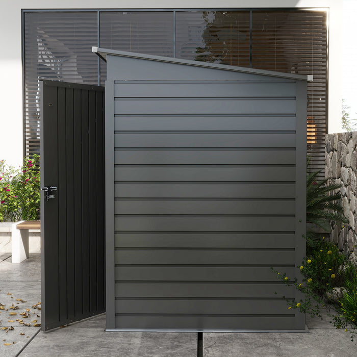Outsunny 6 X 4ft Metal Garden Storage Shed With 2 Vents
