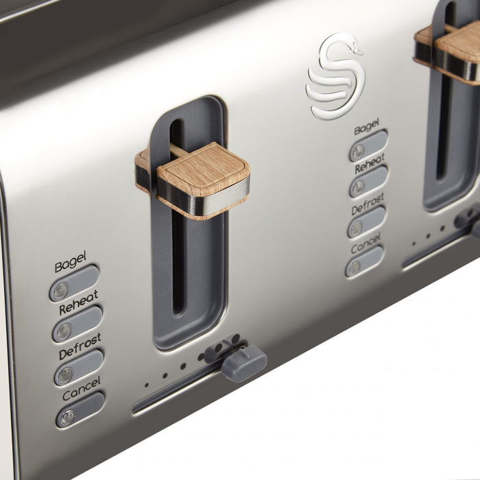 Salton Swan Nordic 4-Slice Toaster - ST14620WHTN
