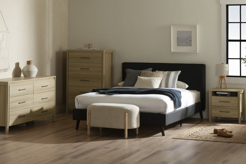 Gravity 2-Drawer Nightstand - Natural Ash