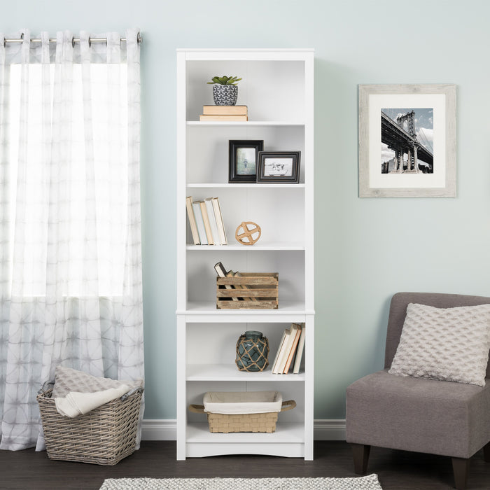 Tall Bookcase - White