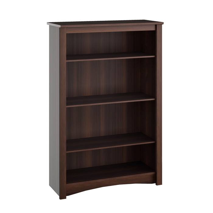 Four-Shelf Bookcase - Espresso