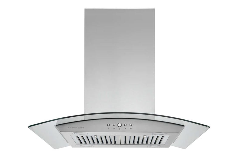 Hauslane 36\" Glass Canopy Island Range Hood - IS-200SS-36
