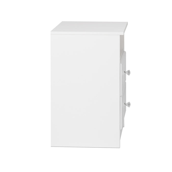 Astrid Kids 2-Drawer Nightstand - White