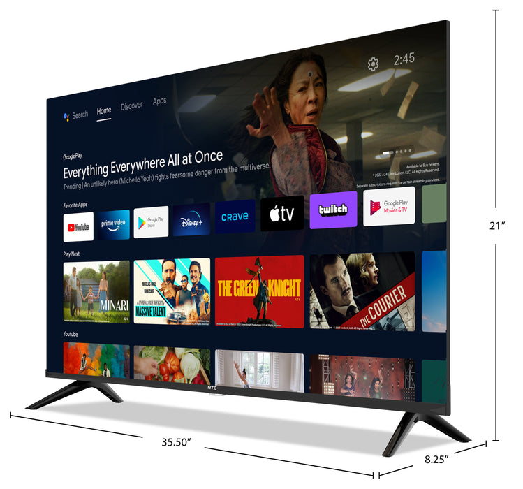 NTC 40\" 1080p HD Smart Android TV