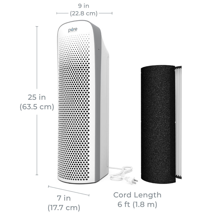 PureZone Elite 4-In-1 True HEPA Air Purifier - CA-PEAIRTWR