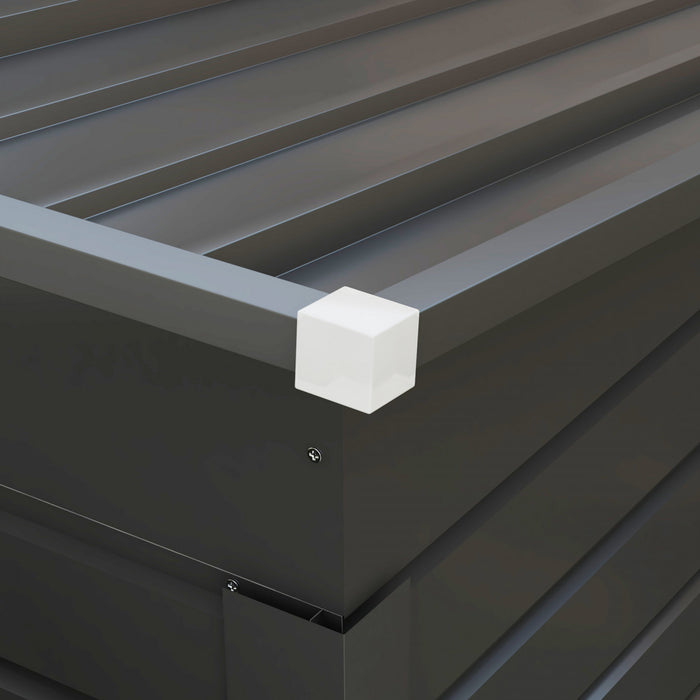 Outsunny 6 X 4ft Metal Garden Storage Shed With 2 Vents