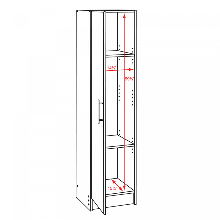 Elite 16\" Narrow Cabinet - White
