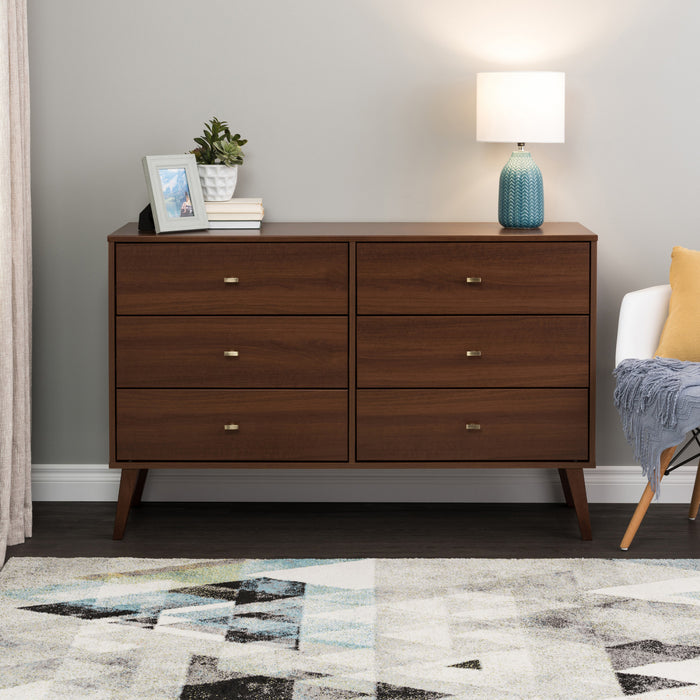 Milo 6-Drawer Dresser - Cherry