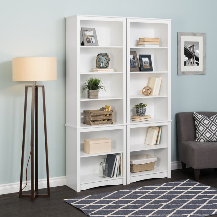 Tall Bookcase - White